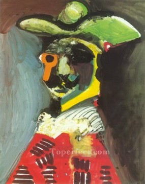 Buste d`homme 1970 Cubismo Pinturas al óleo